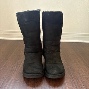 UGG Australian Classic Tall Black Suede Boots